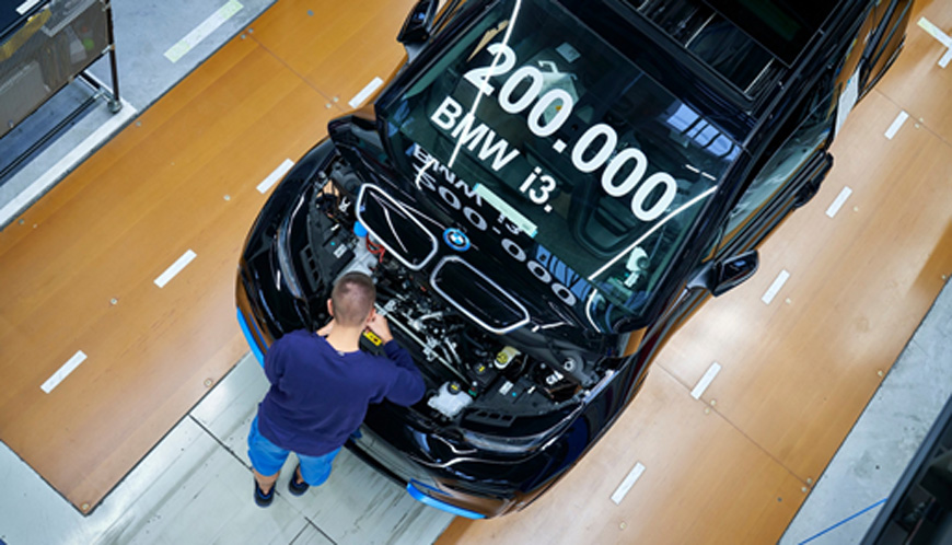 BMW atinge marca de 200 mil elétricos i3 produzidos