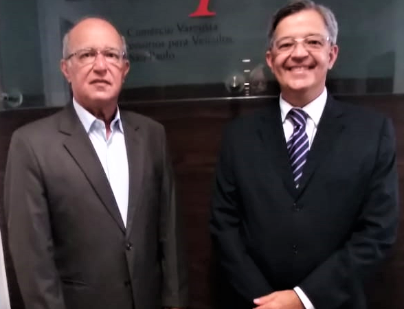 Sincopeças-SP recebe visita de cortesia do presidente do Sincopeças-BH