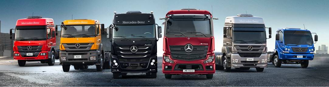 Mercedes-Benz é a marca de caminhão mais lembrada do Brasil