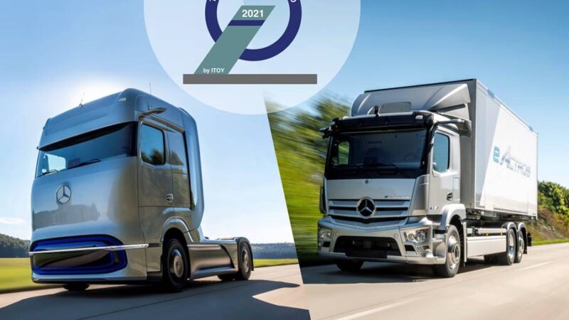 Elétricos da Mercedes-Benz conquistam Truck Innovation Award 2021