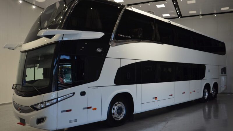 Marcopolo lança primeiro ônibus rodoviário da América do Sul com espelhos eletrônicos