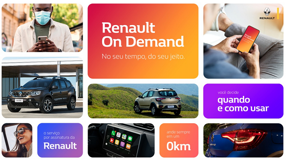 Renault inova no serviço de veículos por assinatura