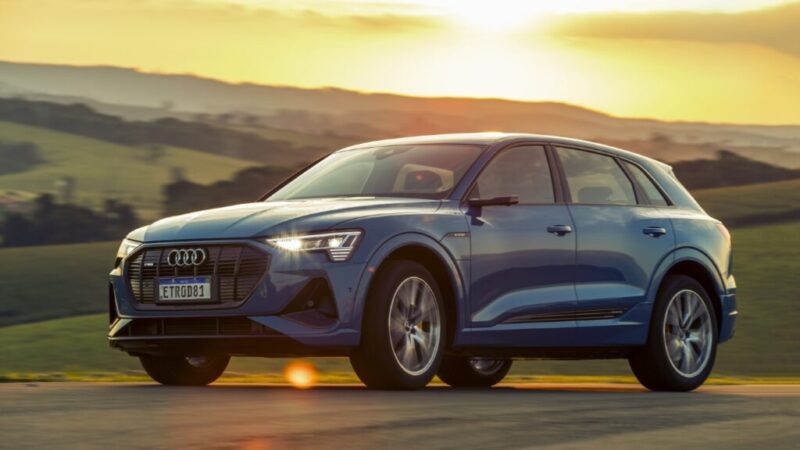E-tron 2021 é o primeiro Audi no Brasil com faróis Full LED Digital Matrix