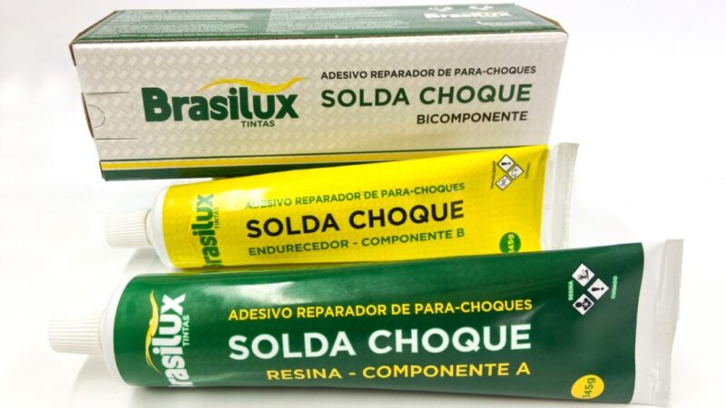Brasilux Tintas lança adesivo Solda Choque com nova fórmula e embalagem
