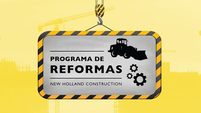 CNH apresenta programa de reforma certificada para equipamentos de construção