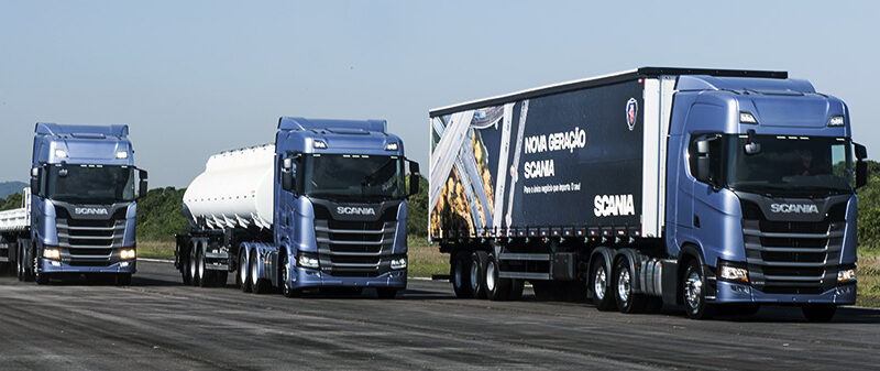 Vendas de caminhões Scania crescem 138% até maio