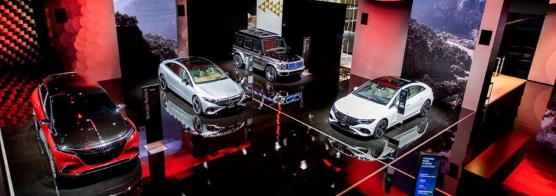 Mercedes-Benz apresenta carros conceitos e modelos 100% elétricos de luxo no IAA 2021