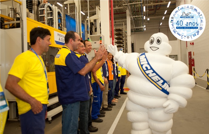 Michelin celebra 40 anos de presença industrial no Brasil
