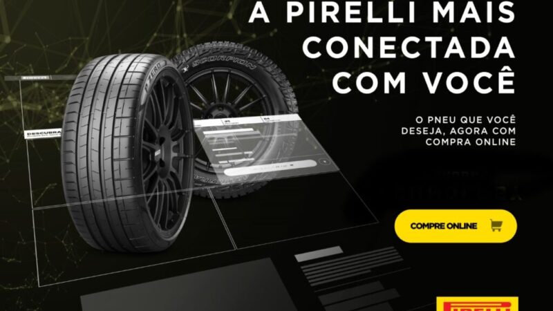 Pirelli inicia venda de pneus para carros de passeio e SUV no site