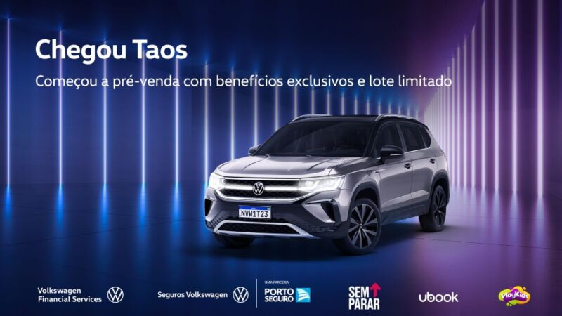 Começa pré-venda do VW Taos com benefícios exclusivos