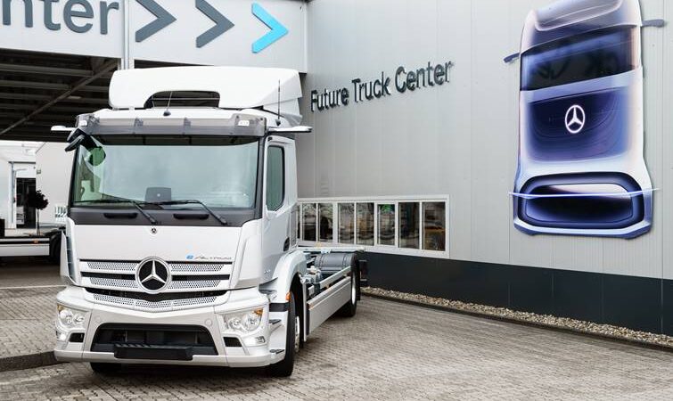 Produção em série do eActros tem início na fábrica da Mercedes-Benz em Wörth