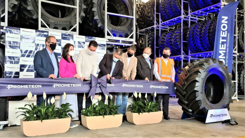 Prometeon inaugura centro de distribuição de pneus de R$ 8 milhões
