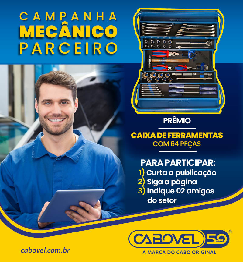 Cabovel lança campanha Mecânico Premiado