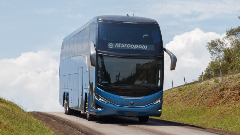Marcopolo apresenta novo ônibus Paradiso G8 1600 LD