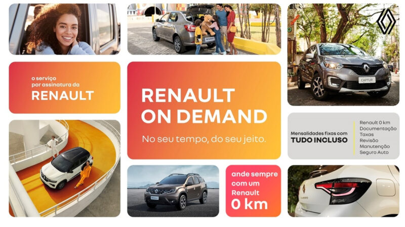 Renault on Demand completa um ano de operação e amplia opções com Kwid, Duster e Master 2023