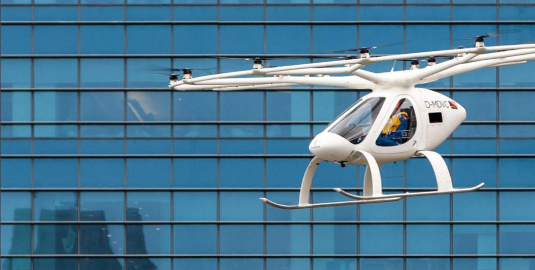 Volocopter quer quatro rotas para carros voadores em Singapura até 2030