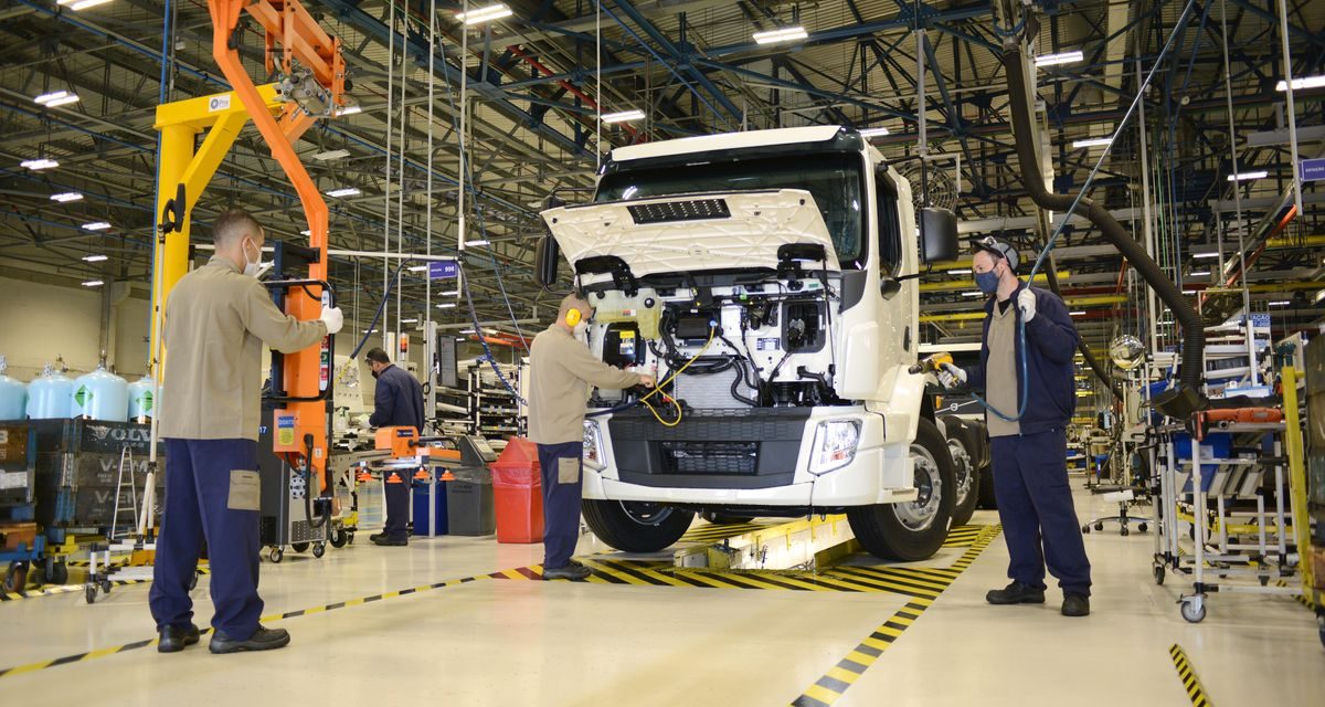 Produção de caminhões fecha o primeiro trimestre em alta 4%