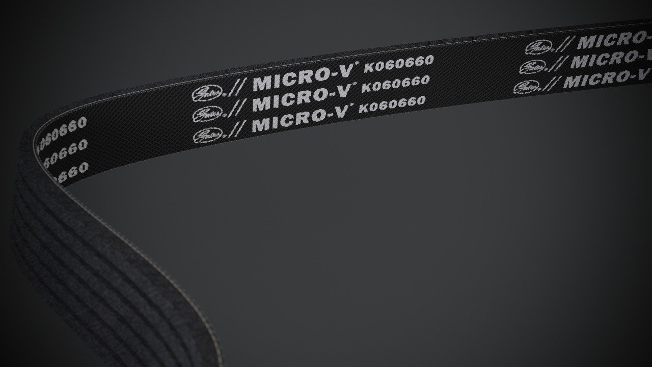 Gates 200J10 Correa Micro-V, Sección J, Tamaño 200J, 20 "de