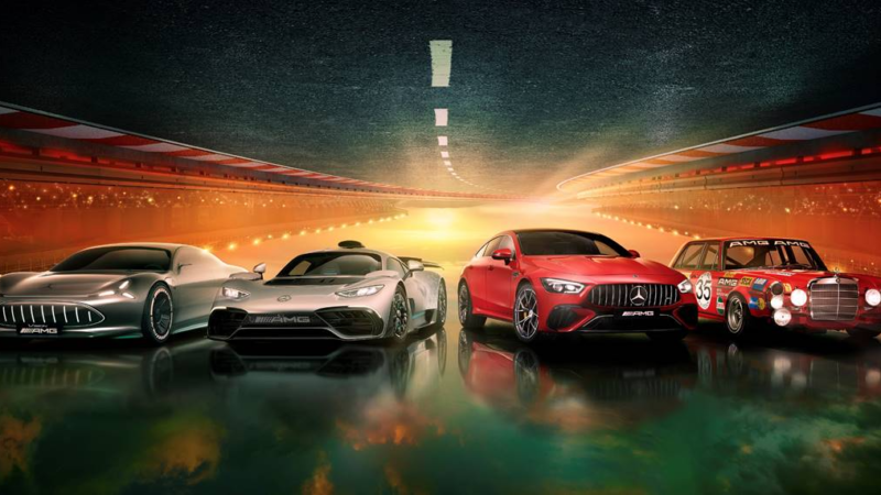 Mercedes-AMG celebra 55 anos de alta performance e traz novidades com eletrificação