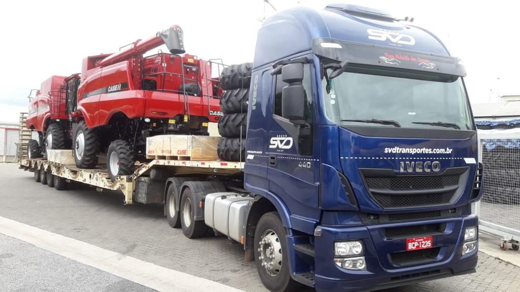 SVD Transportes investe para transportar máquinas agrícolas