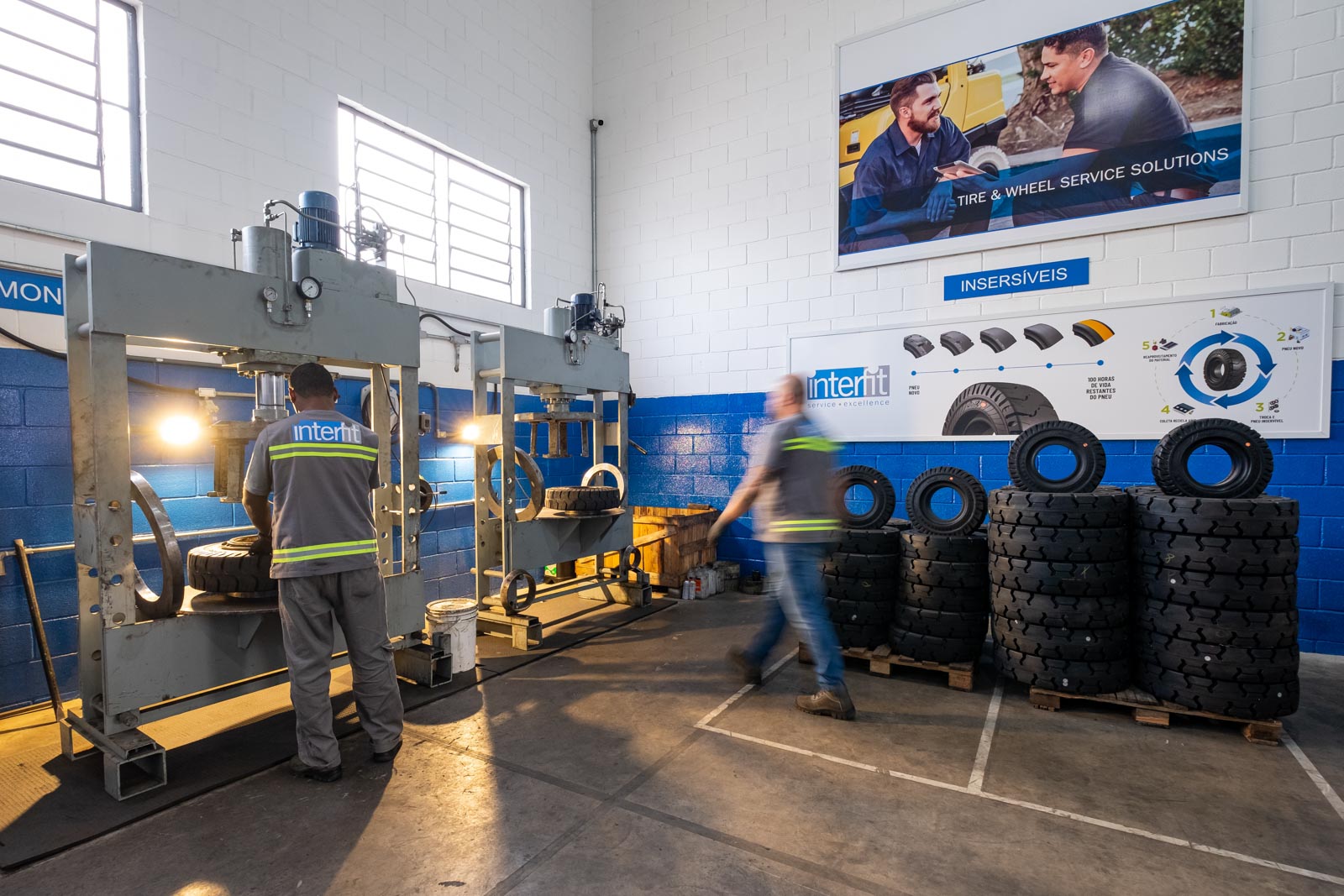 Interfit abre nova loja no Brasil com pneus industriais e serviço de pós-venda completo