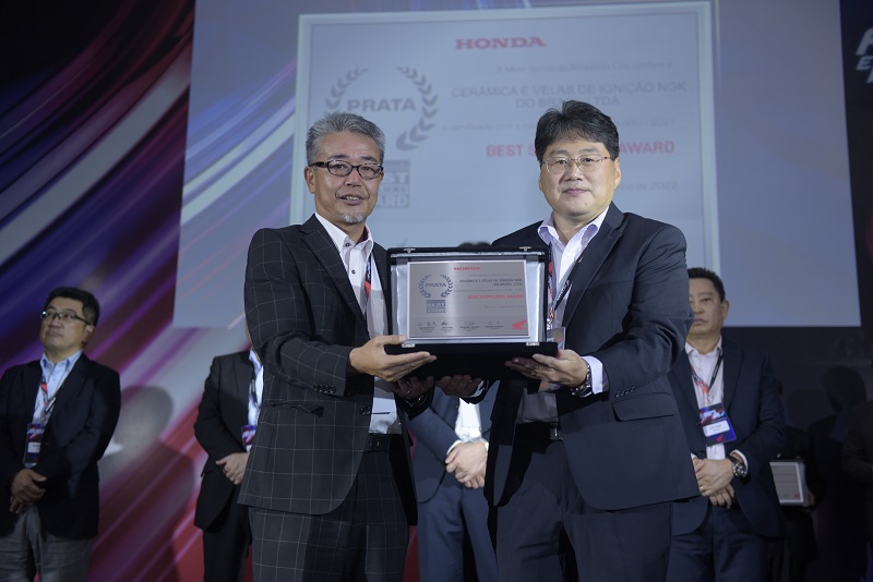 NGK conquista premiação da Moto Honda