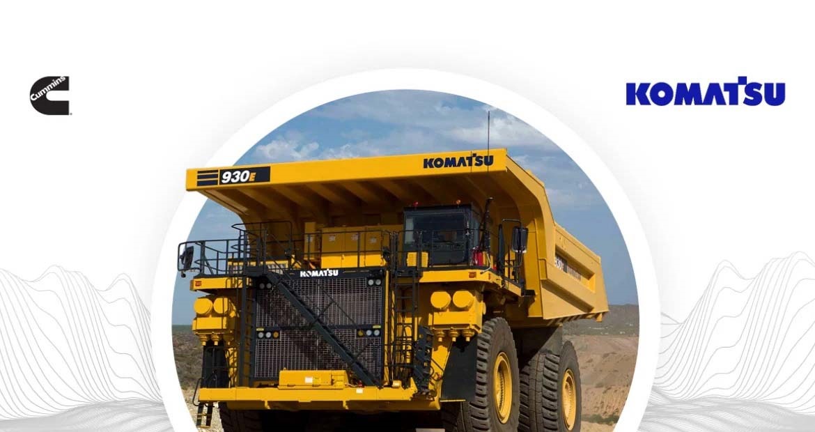 Cummins e Komatsu desenvolvem tecnologia para emissão zero em caminhões de mineração