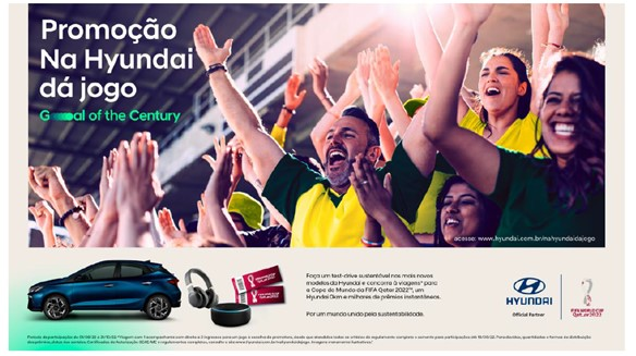 Hyundai leva clientes ao Catar para estreia do Brasil na Copa do Mundo