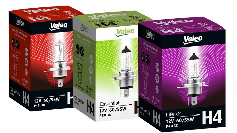 Valeo lança linha de lâmpadas para veículos leves no mercado reparador