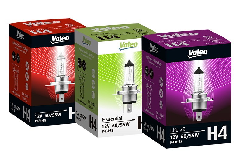 Valeo lança linha de lâmpadas para veículos leves no mercado reparador