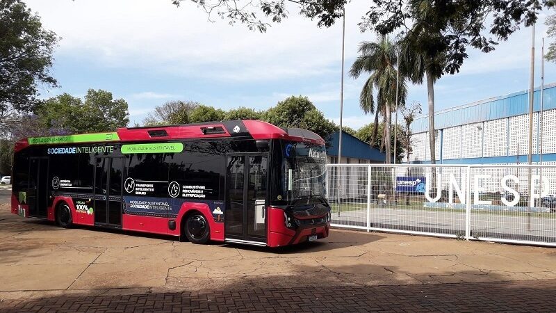 Scania testa ônibus elétrico na UNESP
