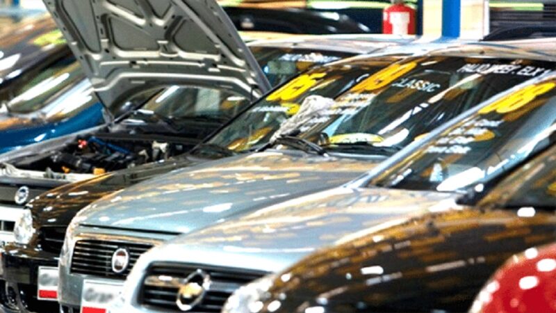 Vendas de carros usados ultrapassam 3,5 milhões de unidades no trimestre