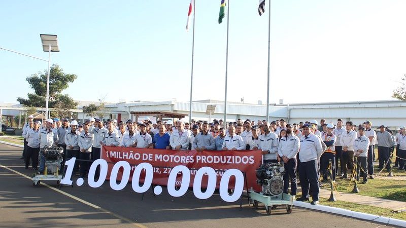 Toyota celebra 1 milhão de motores produzidos em Porto Feliz