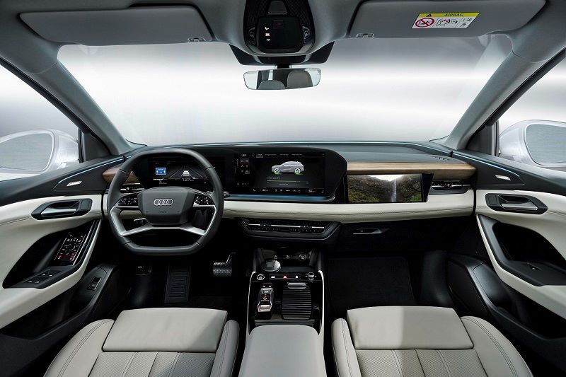 Audi Q6 e-tron apresenta interior conectado e com foco nos ocupantes