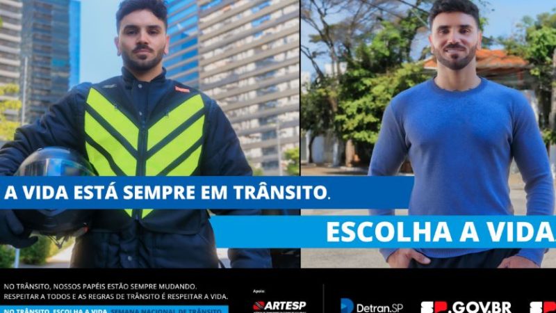 Detran-SP lança campanha educativa para a semana nacional do trânsito