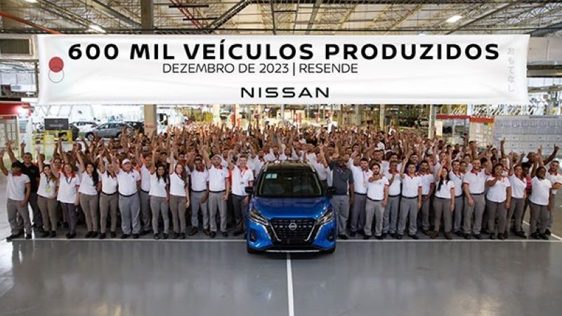 Nissan atinge produção de 600 mil carros no Rio de Janeiro
