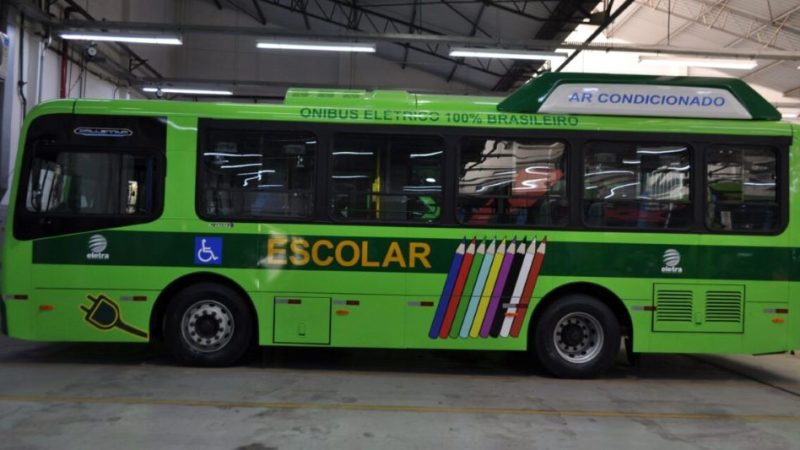 Segmento escolar ganha ônibus elétrico 100% brasileiro