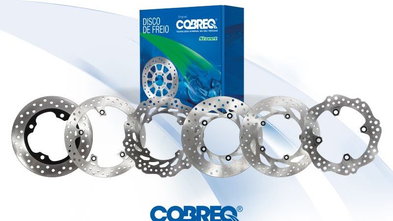 Cobreq amplia portfólio de discos de freios para motos na Linha Street