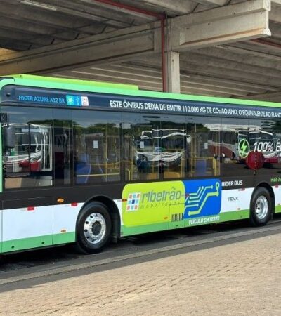 Higer inicia teste de ônibus elétrico em Ribeirão Preto