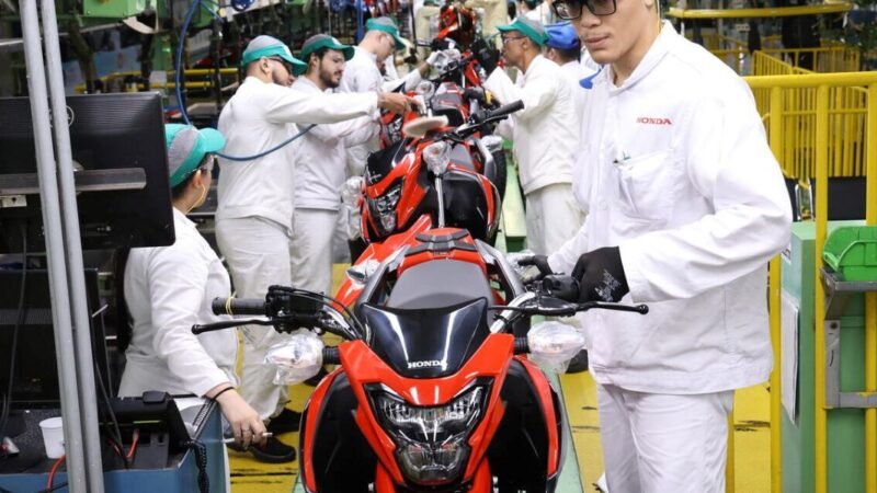 No trimestre, recorde histórico no mercado de motos