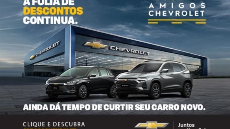 Quem é do SINCOPEÇAS-SP tem vantagem exclusiva na compra de veículos Chevrolet