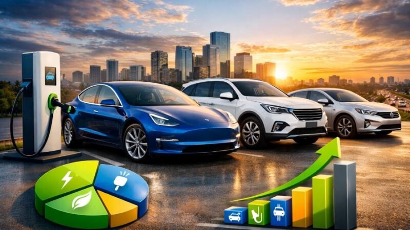 Eletrificados leves atingem 15% de participação de mercado em janeiro