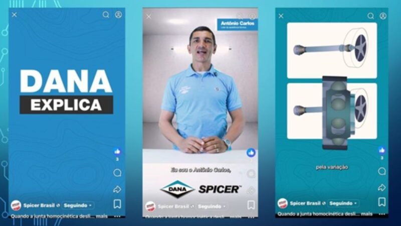 Dana Explica traz informações técnicas e responde perguntas nas redes sociais