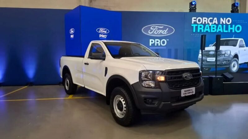 Ford Ranger XL ganha novas versões com conforto do câmbio automático