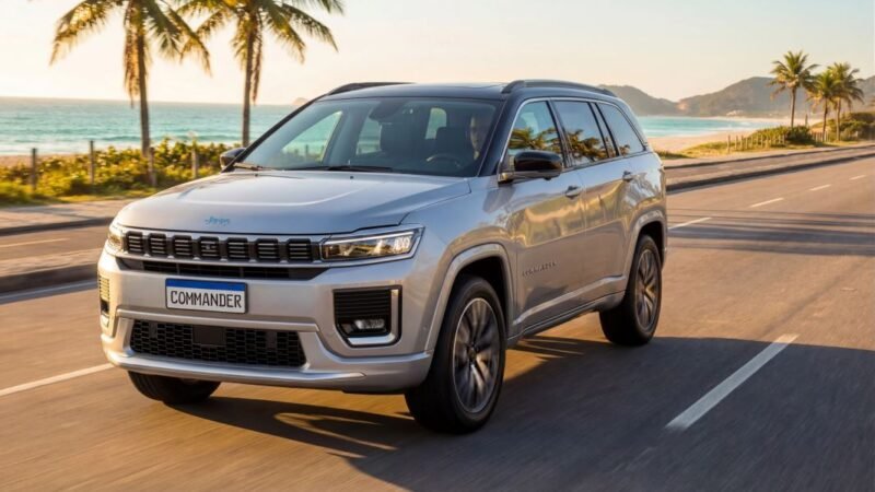 Jeep Commander 2027 chega com novas opções de motores e muita capacidade off-road