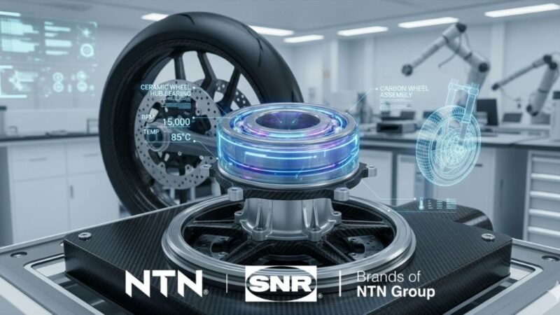 NTN oferece linha exclusiva de rolamentos de roda para motocicletas