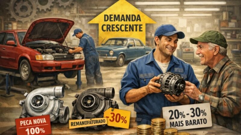 Demanda crescente pelos remanufaturados