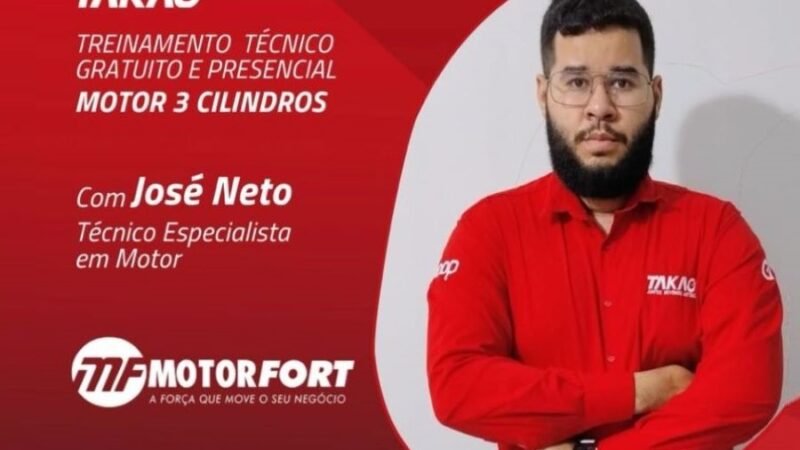 Takao e Motorfort realizam treinamento técnico gratuito para reparadores