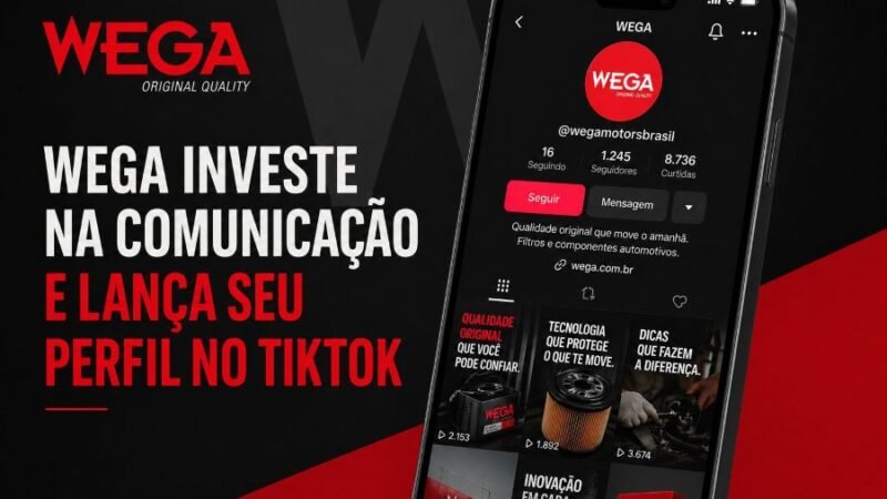Wega chega ao TikTok para desmistificar o universo automotivo de forma leve e divertida