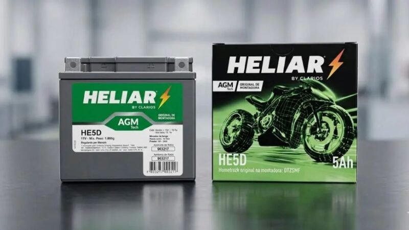 Heliar renova linha de baterias para motos